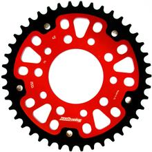 Pignon rouge Supersprox Stealth 525 LK 110,0 mm Ø 80 mm 42T 5 trous en aluminium/acier