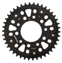 Rozetka Supersprox Stealth 525 s děleným roztečem 110,0mm průměr 80mm 42 zubů 5 děr hliník / ocel černá