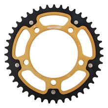Kettingtandwiel Supersprox Stealth 525 LK 130,8mm Ø 110mm 43 tanden 5-gaats Aluminium / Staal goud