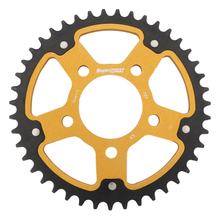 Supersprox Stealth 525 LK 100.0mm Ø 70mm 43T 5-hole aluminium/steel gold sprocket