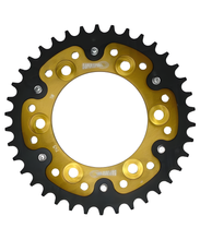 Supersprox Stealth 525 LK 124,0 mm diamètre 100 mm 43T 6 trous aluminium/acier doré