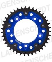 Supersprox Stealth 525 LK 124.0mm Ø 100mm 44T 5-hole aluminium/steel blue sprocket