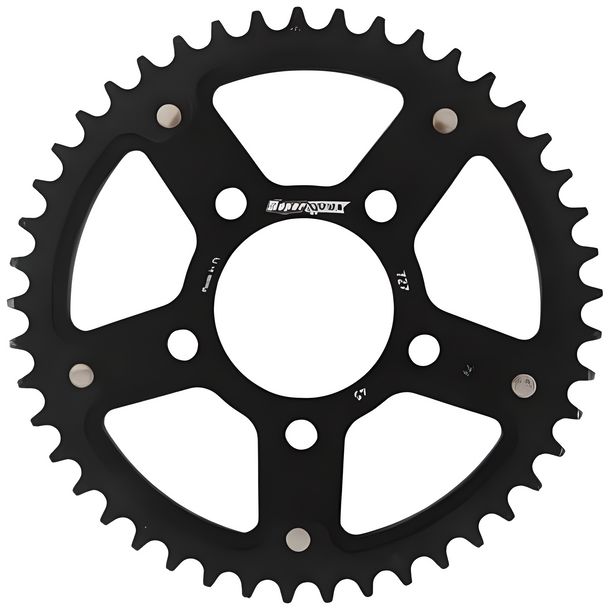 Kettenrad Supersprox Stealth 525 LK 100,0mm Ø 70mm 45Z 5-Loch Aluminium / Stahl schwarz