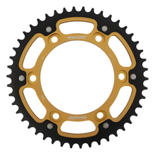 Supersprox Stealth 525 LK 150,0 mm Ø 125 mm 46Z 6 fori in alluminio/acciaio dorato