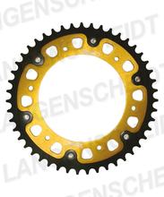 Supersprox Stealth 525 LK 168,0 mm diametro 140 mm 47Z 6 fori in alluminio/acciaio dorato