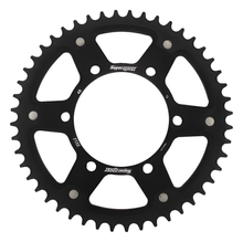 Supersprox Stealth 525 LK 125,0 mm Ø 106 mm 48T Pignone nero in alluminio/acciaio a 6 fori