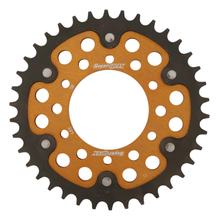 Kettenrad Supersprox Stealth 530 LK 104,0mm Ø 80mm 38Z 6-Loch Aluminium / Stahl gold