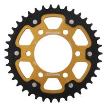 Supersprox Stealth 530 LK 104,0mm Ø 80mm 39T 6 fori in alluminio/acciaio dorato