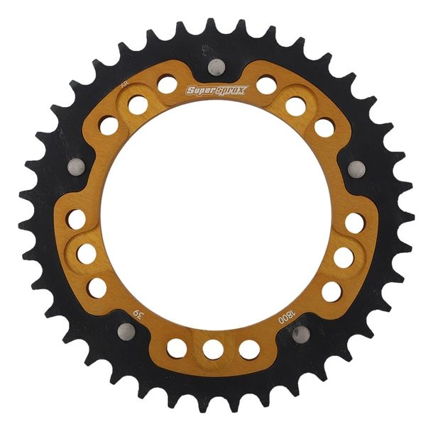 Supersprox Stealth 530 LK 140.0mm Ø 120mm 39T 5-hole aluminium/steel gold