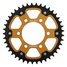Tandwiel Supersprox Stealth 530 Steekcirkel 130,0mm Diameter 110mm 41 Tanden 6-Gats Aluminium / Staal goud