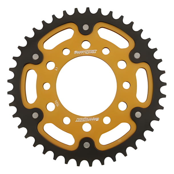 Kettenrad Supersprox Stealth 530 LK 108,0mm Ø 82,6mm 41Z 6-Loch Aluminium / Stahl gold