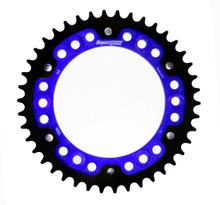 Kettingtandwiel Supersprox Stealth 530 boutcirkel 160,0mm diameter 134mm 42 tanden 6-gats Aluminium / Staal blauw