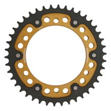 Kettenrad Supersprox Stealth 530 LK 150,0mm Ø 130mm 42Z 6-Loch Aluminium / Stahl gold