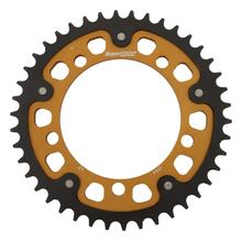 Kettenrad Supersprox Stealth 530 LK 140,0mm Ø 120mm 42Z 5-Loch Aluminium / Stahl gold