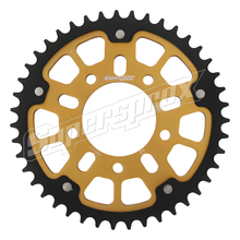 Supersprox Stealth 530 LK 100,0 mm Ø 76mm 43T Pignone dorato a 5 fori in alluminio/acciaio