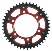 Pastorek Supersprox Stealth 530 Rozteč 130,0mm Průměr 110mm 43 zubů 6 děr Hliník / Ocel červený