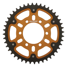 Supersprox Stealth 530 LK 100,0 mm Ø 80 mm 44T Pignone dorato a 6 fori in alluminio/acciaio