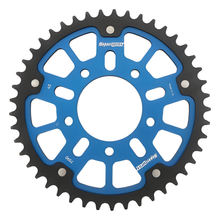 Pignon Supersprox Stealth 530 LK 100,0 mm Ø 76 mm 45Z 5 trous en aluminium/acier bleu