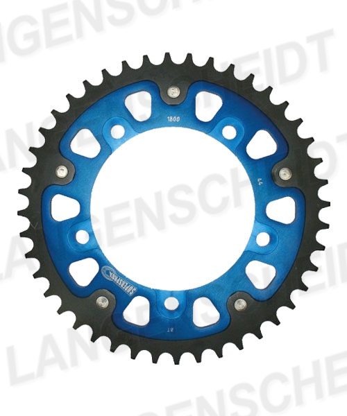 Kettenrad Supersprox Stealth 530 LK 140,0mm Ø 120mm 45Z 5-Loch Aluminium / Stahl blau