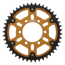 Piñón dorado Supersprox Stealth 530 LK 100,0 mm Ø 80 mm 45Z de 6 orificios