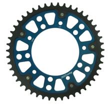 Piñón azul de aluminio/acero Supersprox Stealth 530 LK 140,0 mm Ø 120 mm 47Z