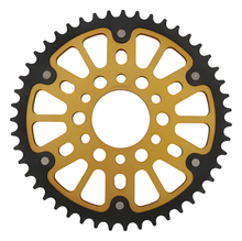 Supersprox Stealth 530 LK 88.9 mm Ø 63.5 mm 47Z 6-hole aluminium/steel gold chain