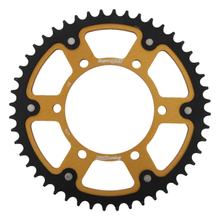 Kettingtandwiel Supersprox Stealth 530 boutcirkel 130,0mm diameter 110mm 48 tanden 6-gaats aluminium / staal goud