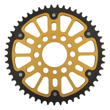 Supersprox Stealth 530 LK 88,9 mm Ø 63,5 mm 49Z Aluminio/acero dorado con 6 orificios
