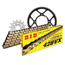 Set di catene DID acciaio 428VX / 140 Senza fine per Beta RR LC Enduro Motard 125 ccm Bj. 2011 - 2014