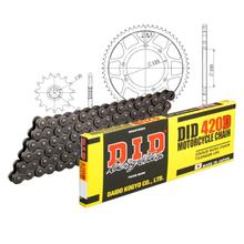 Jeu de chaînes DID acier 420D / 126 Serrure à clipser pour Malaguti XSM 50 ccm