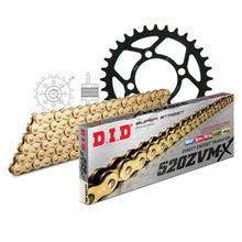 Set di catene DID acciaio 520ZVM-X / 70 Serratura a rivetti per Aeon Cobra RS 2WD RSII 125 / 180 ccm