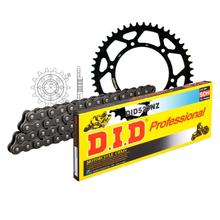 Set di catene DID acciaio 520NZ / 114 Blocco della clip per Aprilia SXV RXV 450 / 550 ccm Bj. 2006 - 2015