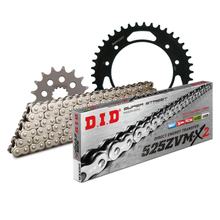 Set di catene DID acciaio 525ZVM-X2 / 108 Serratura a rivetti