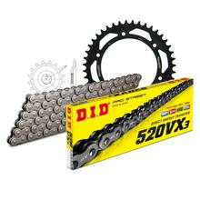 Chain set DID Stahl 520VX3 / 108 Clip lock for Aprilia Pegaso Tuareg Dakar 600 ccm Bj. 1988 - 1991