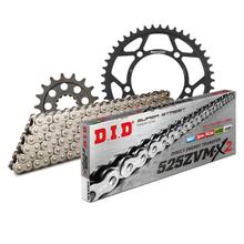 Set di catene DID acciaio 525ZVM-X2 / 118 Serratura a rivetti