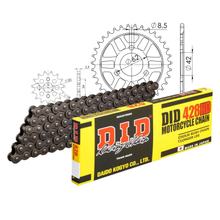 Kit de Corrente DID Aço 428HD / 90 Elo com Fecho Clip para Dinli DL603 Helix DL601 T-Rex 50 / 100 ccm