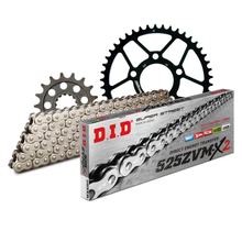 Set di catene DID acciaio 525ZVM-X2 / 118 Serratura a rivetti