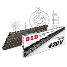 Set di catene DID acciaio 420V / 96 Blocco della clip per Honda CY 50 ccm