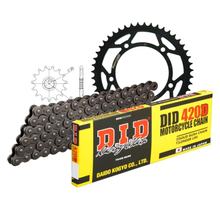 Kettingset DID Staal 420D / 124 Clipsluiting voor Aprilia Tuono 50 cc