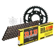 Kit de Corrente DID Aço 428HD / 128 Elo com Fecho Clip para Honda CBX JC11E 125 ccm