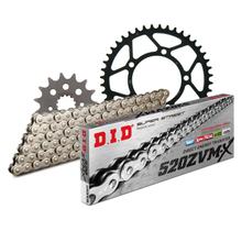 Juego de cadenas DID Acero 520ZVM-X / 110 Sin fin para Aprilia Pegaso Trail 650 ccm Bj. 2005 - 2011