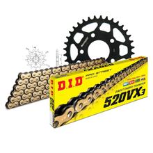 Set di catene DID acciaio 520VX3 / 110 Blocco della clip per Honda NSR R 125 ccm Bj. 1994 - 1997