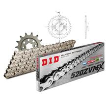 Juego de cadenas DID Acero 520ZVM-X / 104 Sin fin para Honda CB 250 ccm Bj. 1991 - 1997