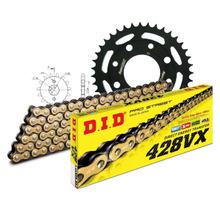 Kit de Corrente DID Aço 428VX / 114 Fecho de Pressão para Honda CB T T1 T2 TZ 125 ccm Ano. 1980 - 1986