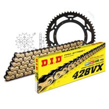Set di catene DID acciaio 428VX / 132 Senza fine per Honda XR L 125 ccm Bj. 2002 - 2008