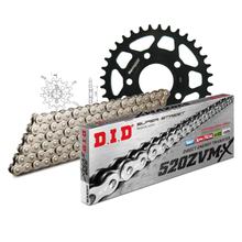 Kit de Corrente DID Aço 520ZVM-X / 108 Fecho de Pressão para Honda NSR R 125 ccm Ano. 1999 - 2003