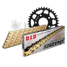Kit de Corrente DID Aço 520ZVM-X / 108 Enduro para Honda NSR R 125 ccm Ano. 1999 - 2003