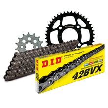 Chain set DID Stahl 428VX / 130 Clip lock for Honda CBR R 125 ccm Bj. 2011 - 2019