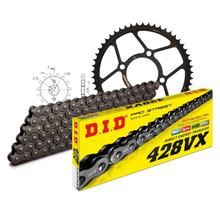 Řetězová sada DID ocel 428VX / 130 s nýtovacím zámkem pro Honda MTX R S 125 ccm RV 1983 - 1994