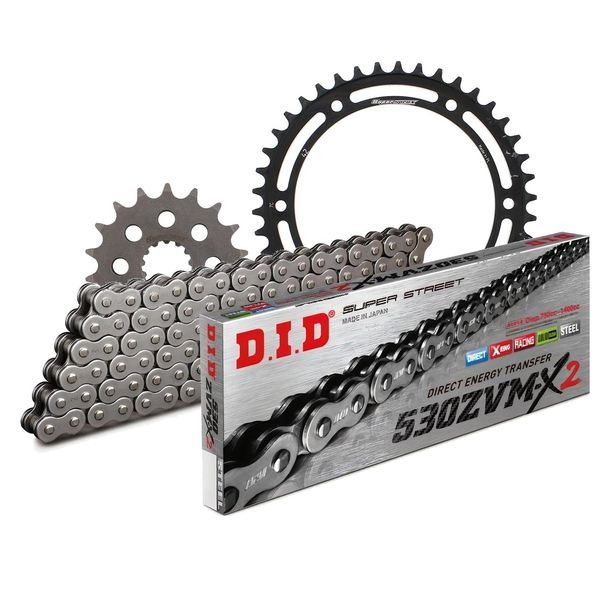 Chain set DID Stahl 530ZVM-X / 106 rivet lock